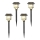 Aigostar - KIT 4x LED RGB solcellslampa LED/0,2W/2V IP44