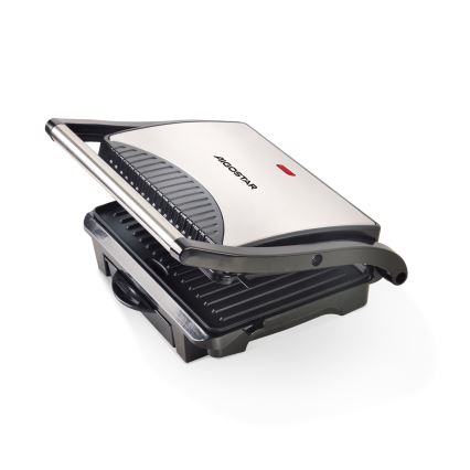 Aigostar - Kontaktgrill 1000W/230V svart/matt krom