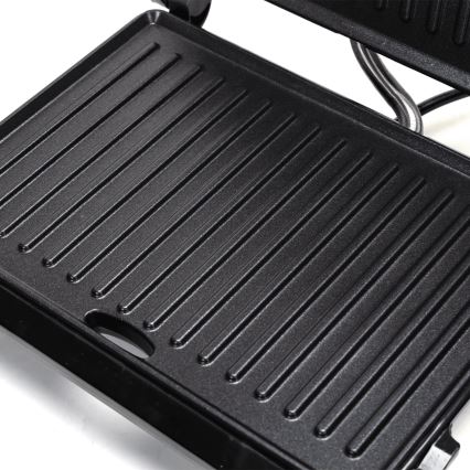 Aigostar - Kontaktgrill 1000W/230V svart/matt krom
