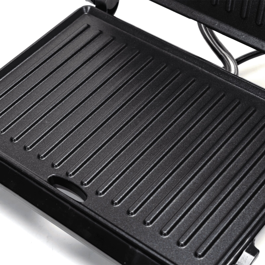 Aigostar - Kontaktgrill 1000W/230V svart/matt krom