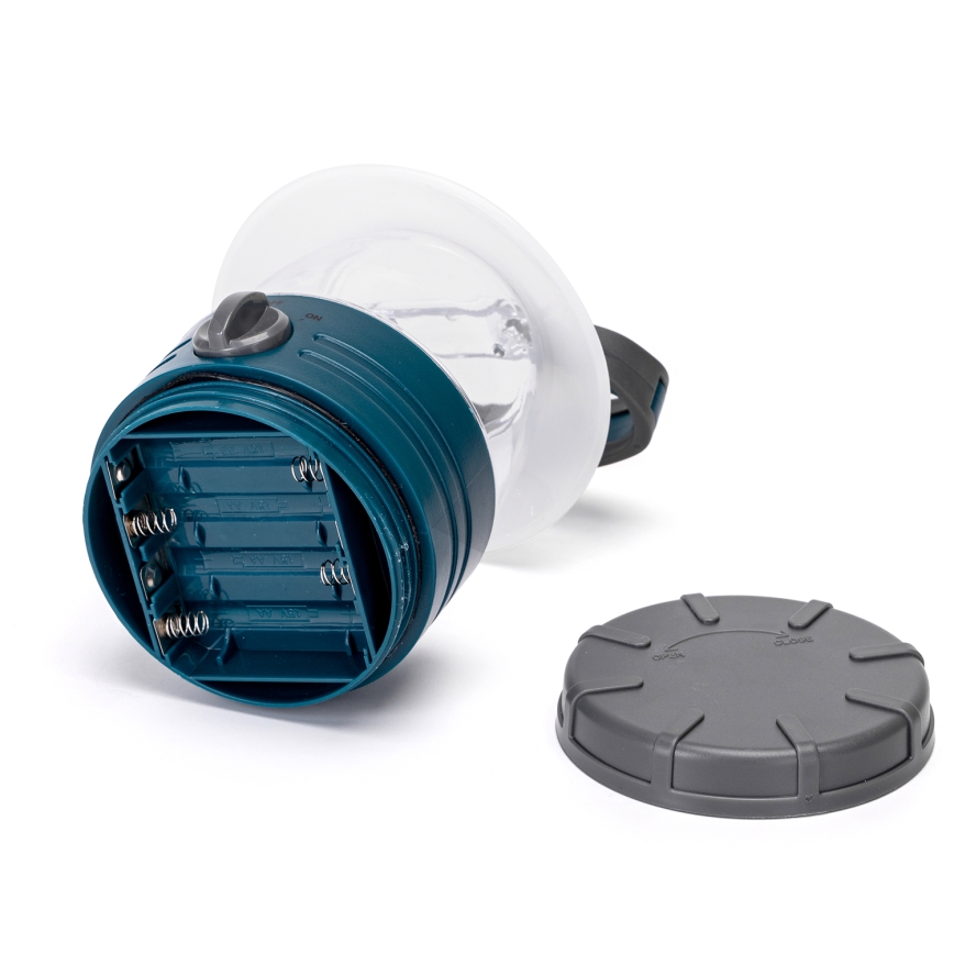 Aigostar - LED Bärbar camping lampa LED/4xAA blå