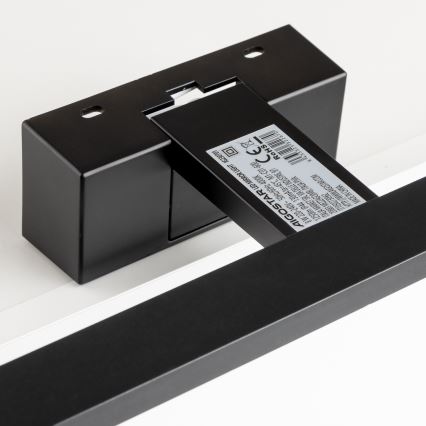 Aigostar - LED belysning för badrumsspegel LED/8W/230V 4000K 40 cm IP44 svart