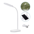 Aigostar - LED Dimbar bordslampa med trådlös laddning LED/2,5W/5V vit