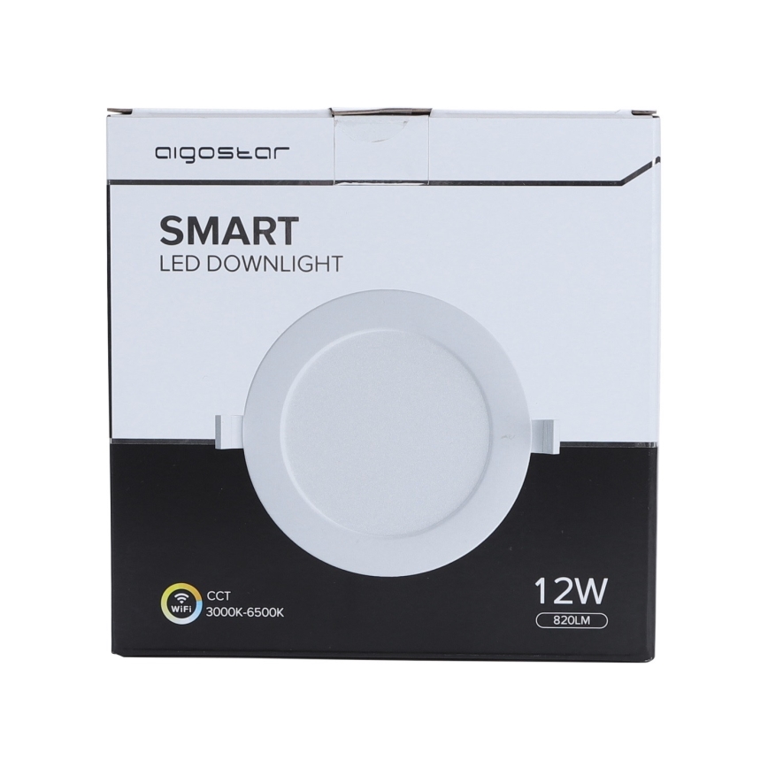 Aigostar - LED Dimbar infälld belysning LED/12W/230V d 17 cm. Wi-Fi
