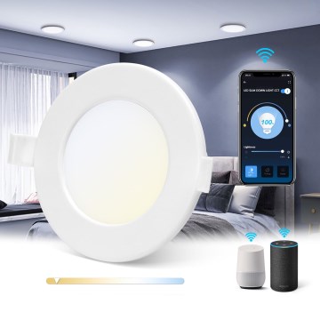 Aigostar - LED Dimbar infälld belysning LED/6W/230V d. 11,5 cm Wi-Fi