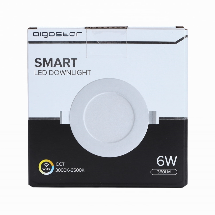 Aigostar - LED Dimbar infälld belysning LED/6W/230V d. 11,5 cm Wi-Fi