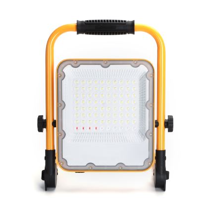 Aigostar - LED dimbar uppladdningsbar strålkastare LED/50W/5V 6500K IP65
