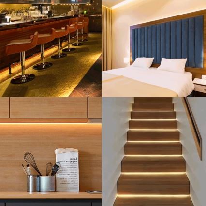 Aigostar - LED dimbar solcellstejp LED/1,6W/3,2V 3 m 2700K IP65 1800 mAh + fjärrkontroll