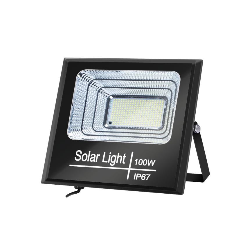 Aigostar - LED Dimbar solcellsstrålkastare LED/100W/3,2V IP67 2000 mAh + fjärrkontrol