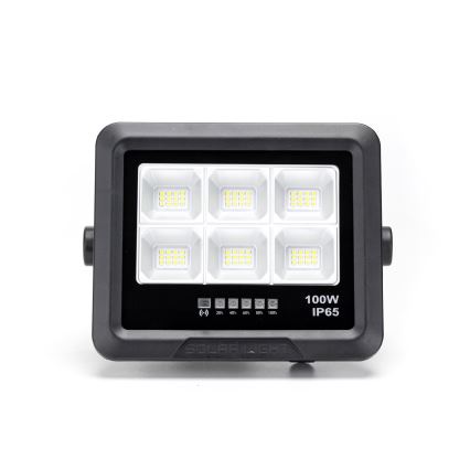 Aigostar - LED Dimbar solcellsstrålkastare LED/100W/3,4V IP65 10000 mAh + fjärrkontroll