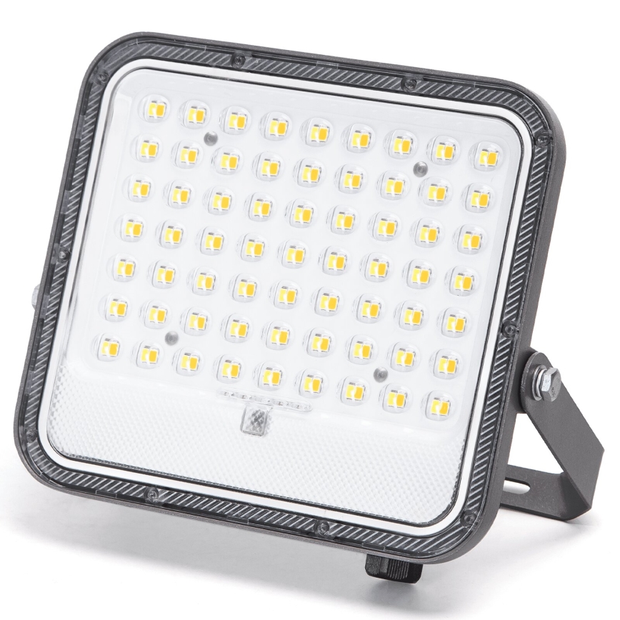 Aigostar - LED Dimbar solcellsstrålkastare LED/100W/3,4V 3000/4000/6500K IP66 + fjärrkontroll