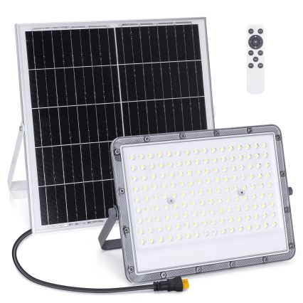 Aigostar - LED Dimbar solcellsstrålkastare LED/200W/3,2V IP65 20000 mAh + fjärrkontroll