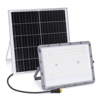 Aigostar - LED Dimbar solcellsstrålkastare LED/200W/3,2V IP65 + fjärrkontroll