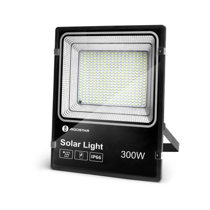 Aigostar - LED Dimbar solcellsstrålkastare LED/300W/3,2V IP66 25000 mAh + fjärrkontroll