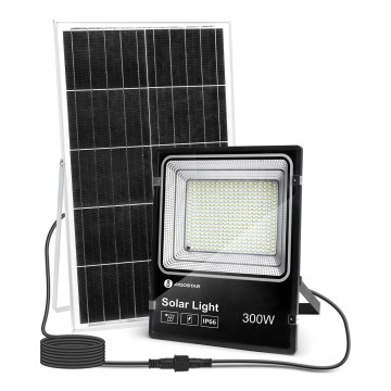 Aigostar - LED Dimbar solcellsstrålkastare LED/300W/3,2V IP66 + fjärrkontroll