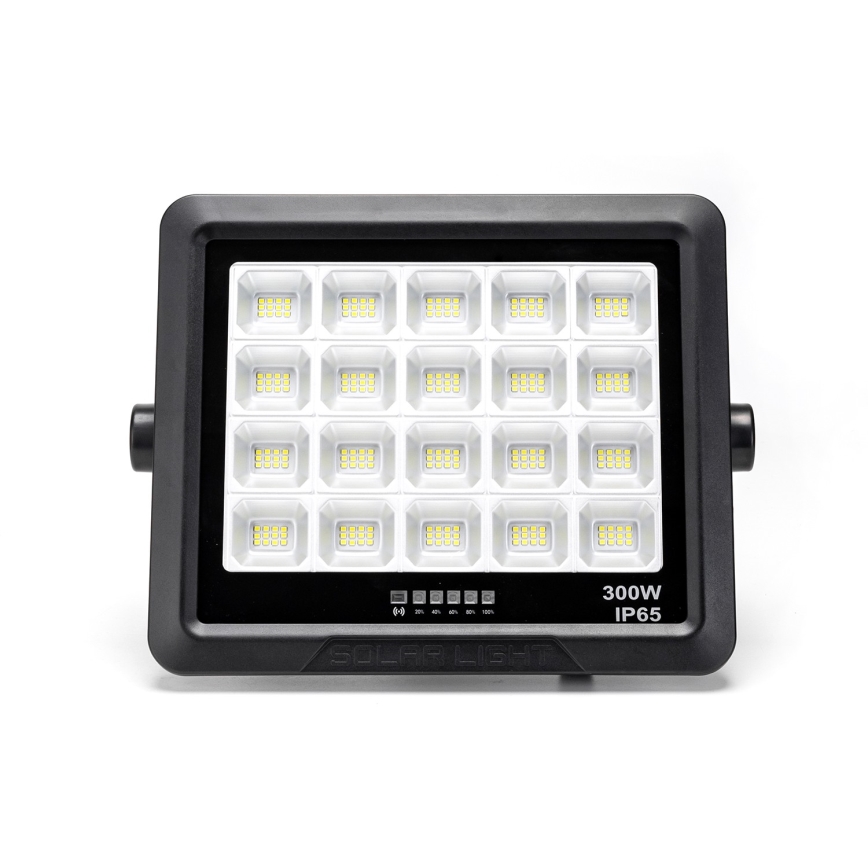 Aigostar - LED Dimbar solcellsstrålkastare LED/300W/3,4V IP65 20000 mAh + fjärrkontroll