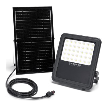 Aigostar - LED Dimbar solcellsstrålkastare LED/300W/3,4V IP65 + fjärrkontroll