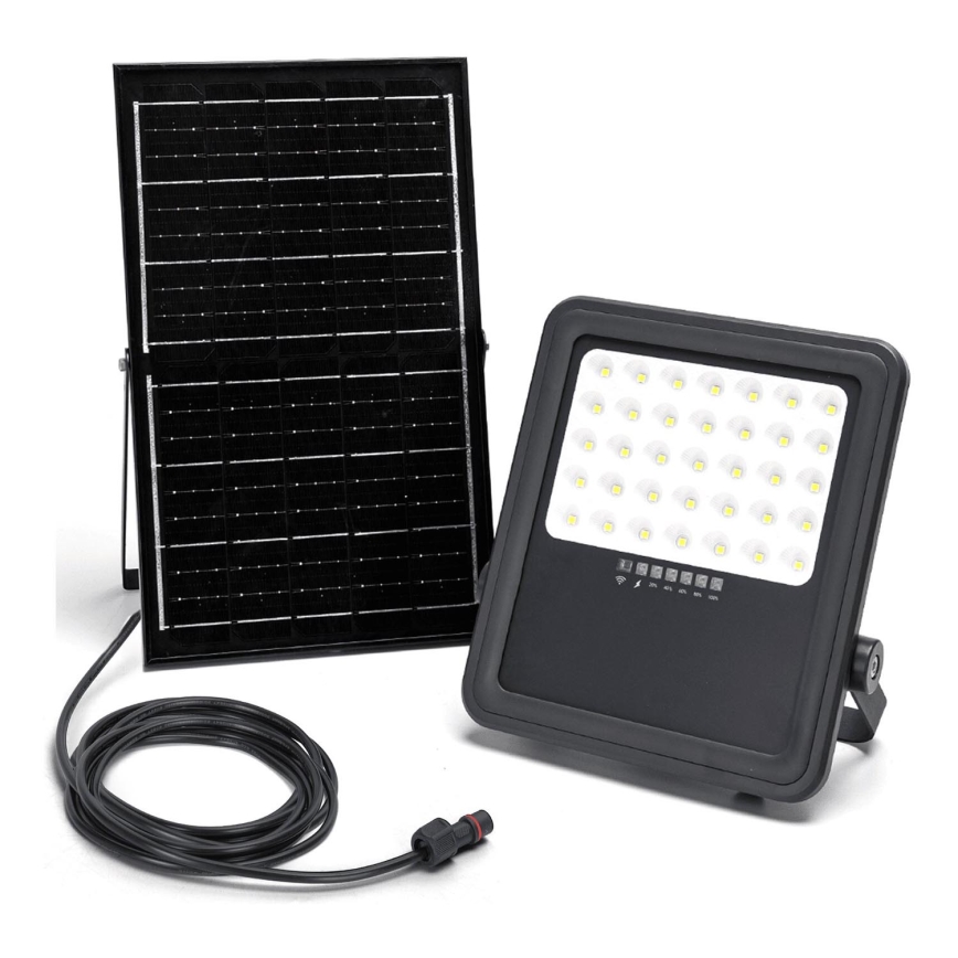Aigostar - LED Dimbar solcellsstrålkastare LED/300W/3,4V IP65 + fjärrkontroll