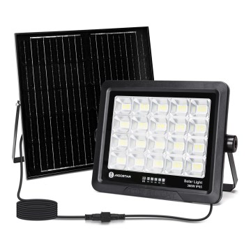 Aigostar - LED Dimbar solcellsstrålkastare LED/300W/3,4V IP65 + fjärrkontroll