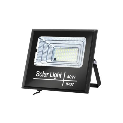 Aigostar - LED Dimbar solcellsstrålkastare LED/40W/3,2V IP67 2000 mAh + fjärrkontrol
