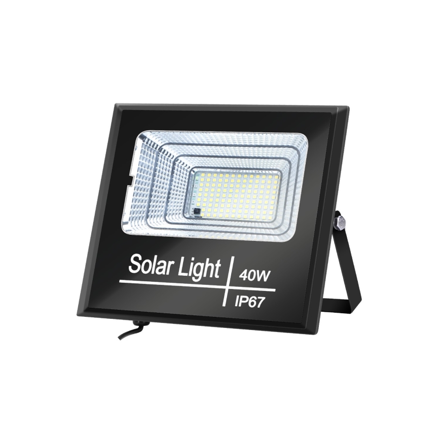 Aigostar - LED Dimbar solcellsstrålkastare LED/40W/3,2V IP67 2000 mAh + fjärrkontrol
