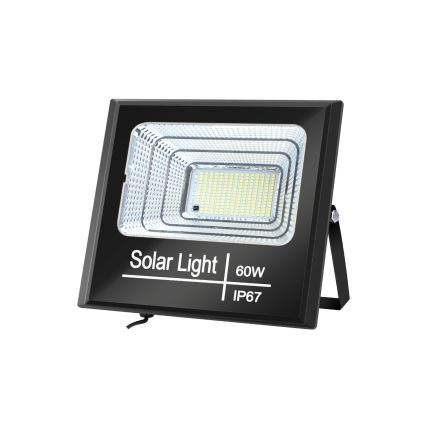 Aigostar - LED Dimbar solcellsstrålkastare LED/60W/3,2V 2000 mAh IP67 + fjärrkontrol