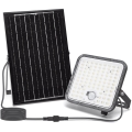 Aigostar - LED Dimbar solcellsstrålkastare med sensor LED/120W/3,4V 6500K IP66 + fjärrkontroll
