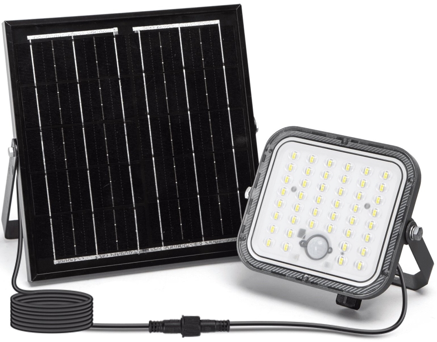Aigostar - LED Dimbar solcellsstrålkastare med sensor LED/80W/3,4V 6500K IP66 4000 mAh + fjärrkontroll