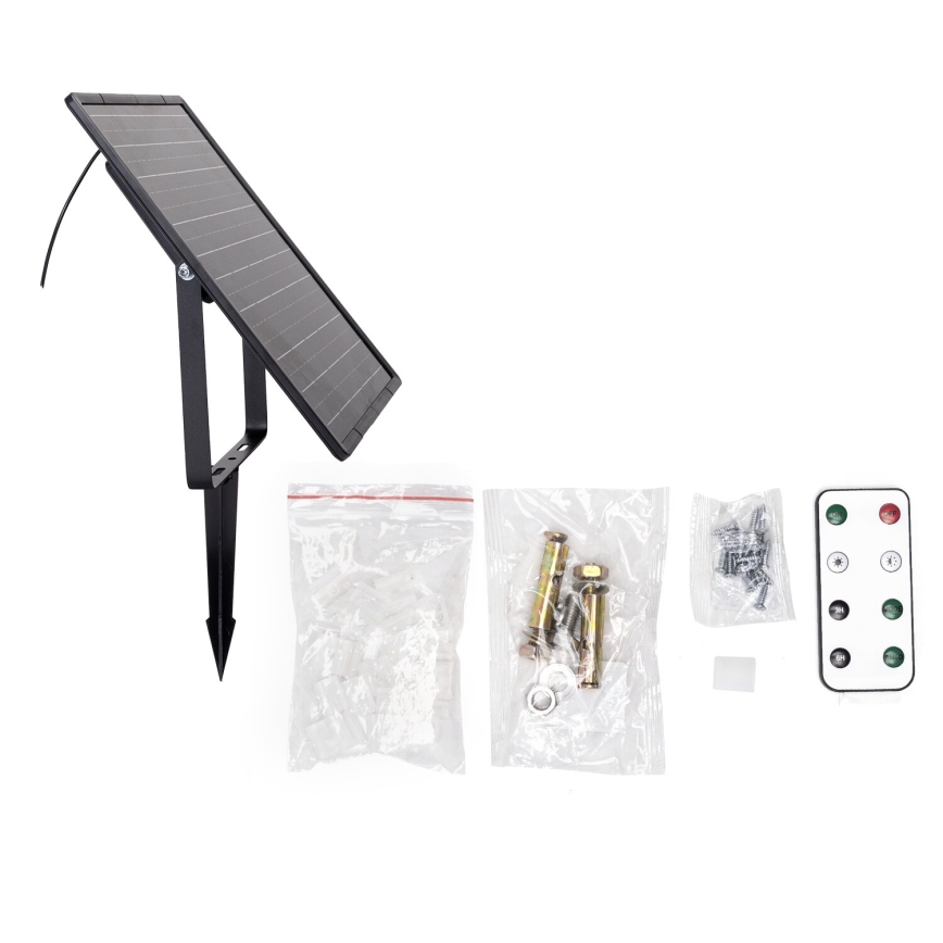 Aigostar - LED Dimbar solcellsstrip LED/20W/3,2V 20 m 2700K IP65 + fjärrkontroll