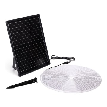 Aigostar - LED Dimbar solcellsstrip LED/20W/3,2V 20 m 2700K IP65 + fjärrkontroll
