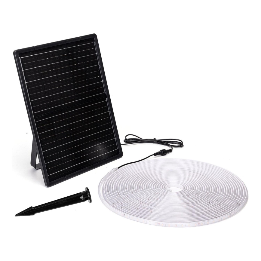 Aigostar - LED Dimbar solcellsstrip LED/20W/3,2V 20 m 6500K IP65 + fjärrkontroll