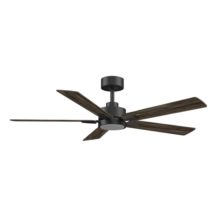 Aigostar - LED Dimbar takfläkt LED/20W/230V 2700-6500K 132cm brun + fjärrkontroll