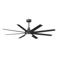 Aigostar - LED Dimbar takfläkt LED/24W/230V 2700-6500K 165cm svart + fjärrkontroll