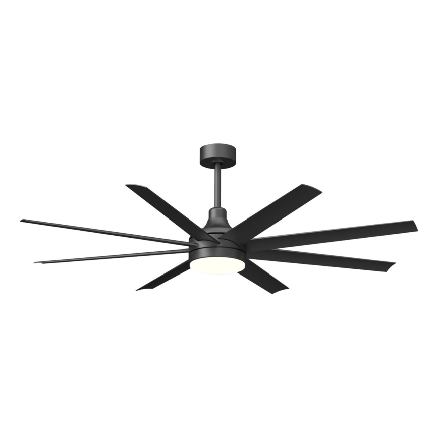 Aigostar - LED Dimbar takfläkt LED/24W/230V 2700-6500K 165cm svart + fjärrkontroll