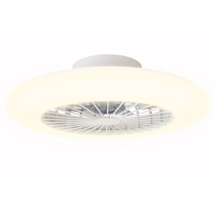 Aigostar - LED Dimbar taklampa med fläkt LED/40W/230V 2700-6500K diameter 48,5 cm vit + fjärrkontroll