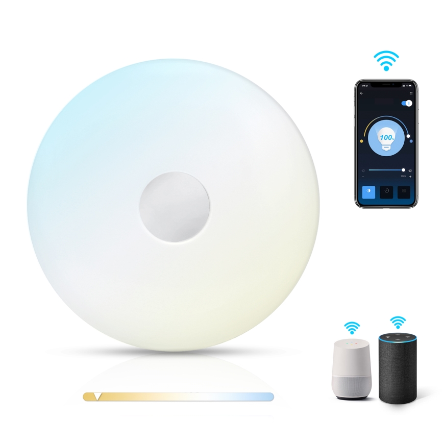 Aigostar - LED Dimbar taklampa LED/18W/230V d.34 cm Wi-Fi