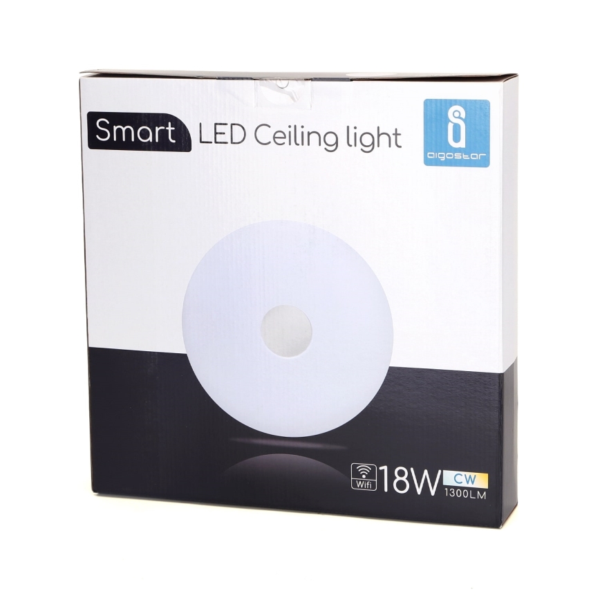 Aigostar - LED Dimbar taklampa LED/18W/230V d.34 cm Wi-Fi