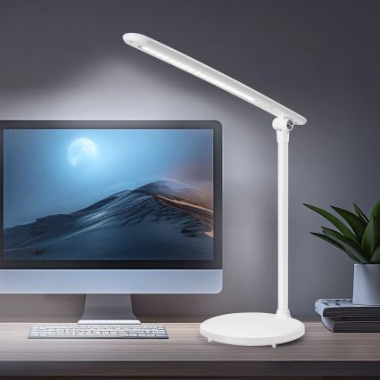 Aigostar - LED Dimbar uppladdningsbar touch bordslampa LED/3W/5V 2700/4000/6500K 1800 mAh