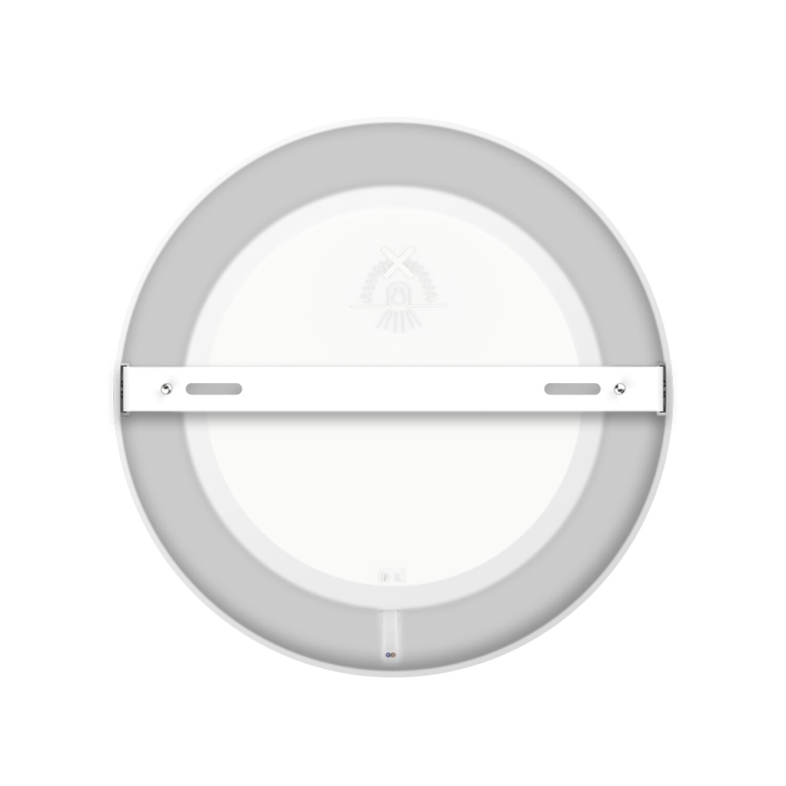 Aigostar - LED Fäst taklampa LED/12W/230V diameter 17,4 cm 4000K vit