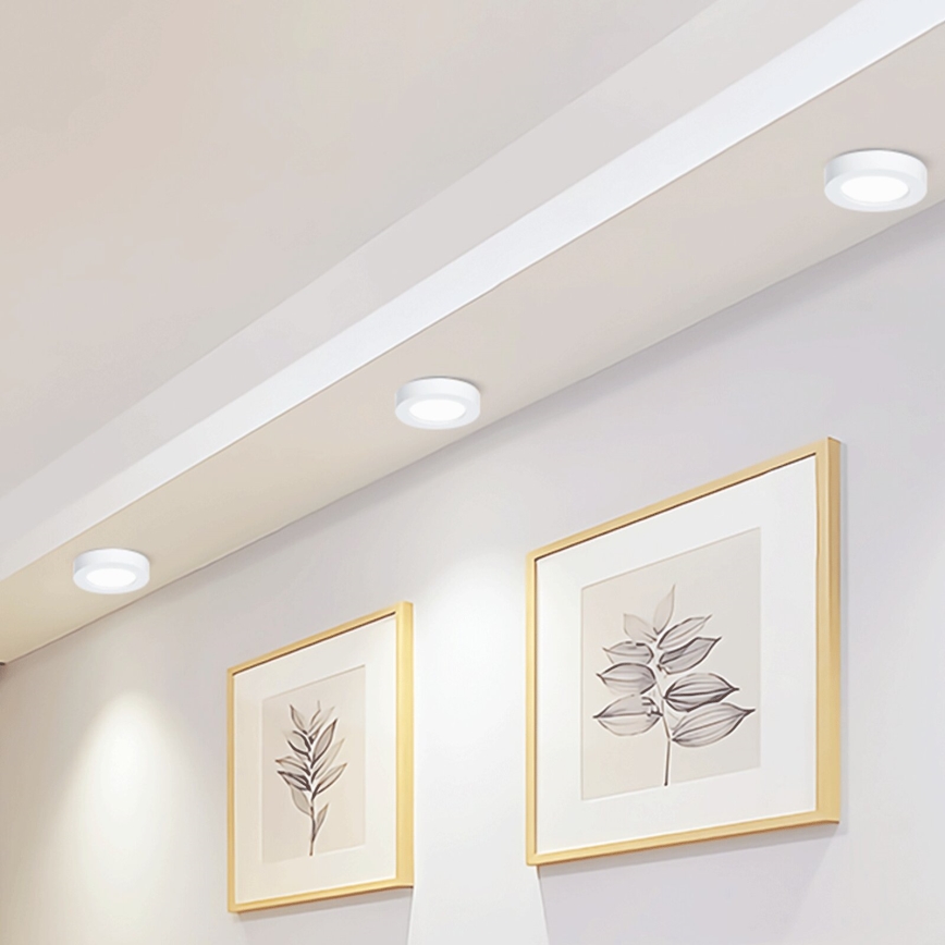 Aigostar - LED Fäst taklampa LED/12W/230V diameter 17,4 cm 6500K vit