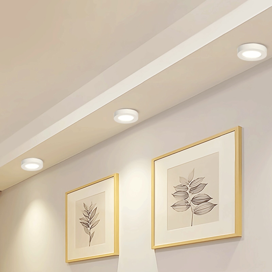 Aigostar - LED Fäst taklampa LED/18W/230V diameter 22,6 cm 4000K vit