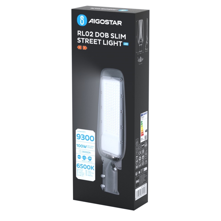 Aigostar - LED gatulampa LED/100W/230V 6500K IP65