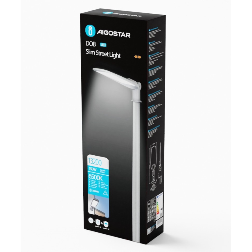 Aigostar - LED gatulampa LED/150W/230V 6500K IP65