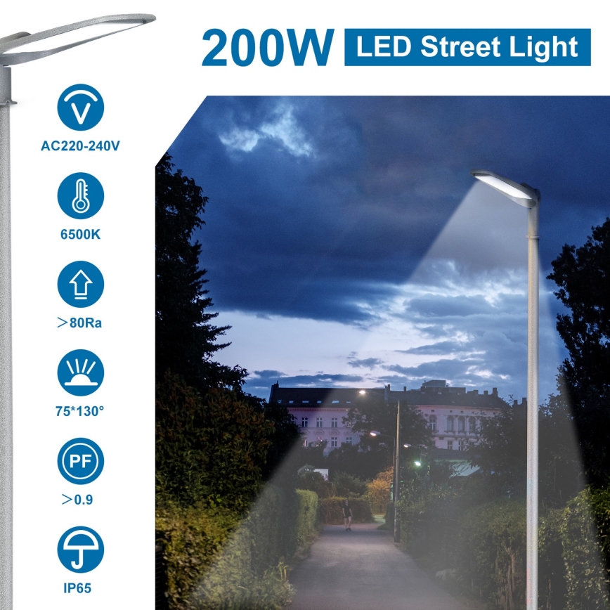 Aigostar - LED gatulampa LED/200W/230V 6500K IP65