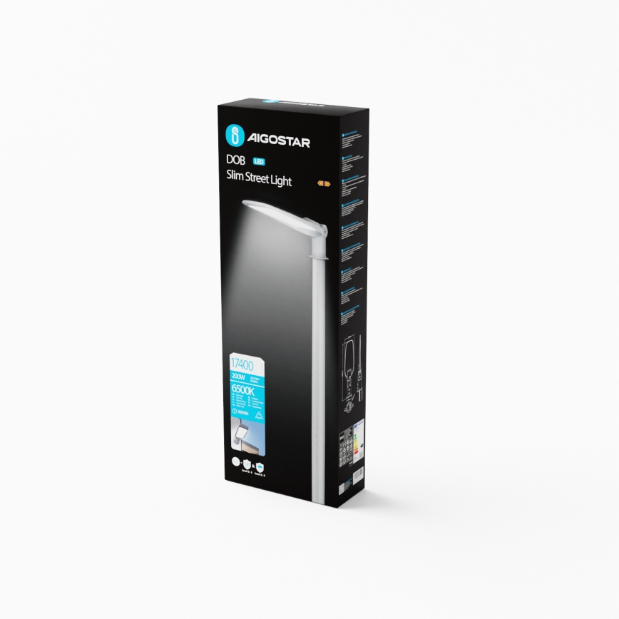Aigostar - LED gatulampa LED/200W/230V 6500K IP65