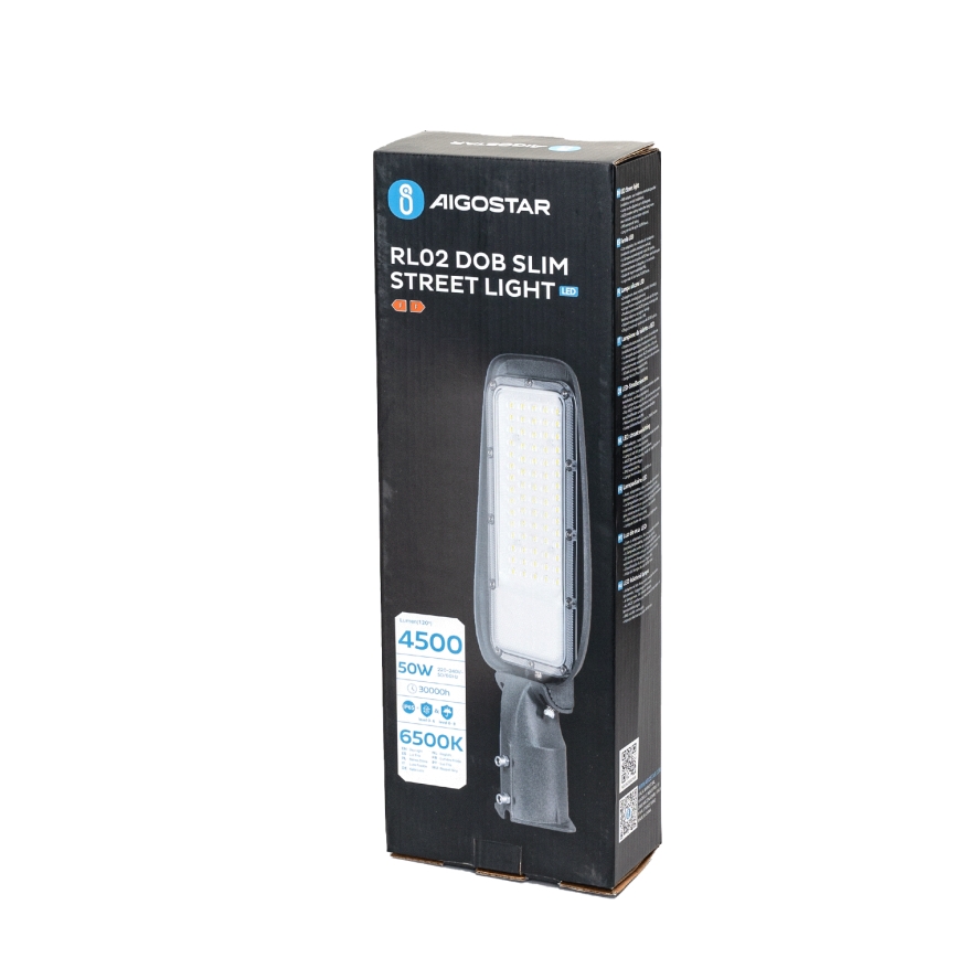 Aigostar - LED gatulampa LED/50W/230V 6500K IP65