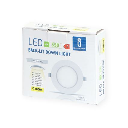 Aigostar - LED infälld belysning LED/4W/230V 3000K diameter 9,8 cm vit