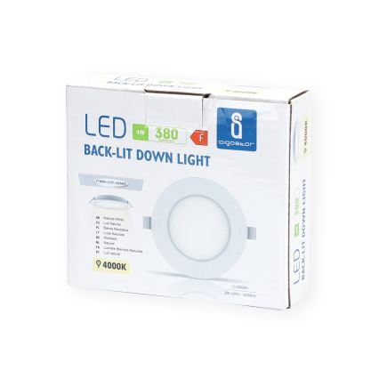 Aigostar - LED infälld belysning LED/4W/230V 4000K diameter 9,8 cm vit