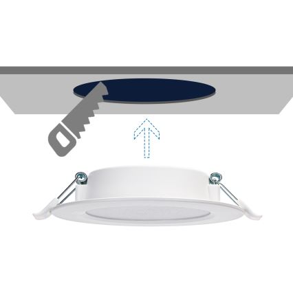 Aigostar - LED infälld belysning LED/9W/230V 4000K diameter 14,5 cm vit