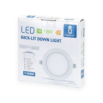 Aigostar - LED infälld belysning LED/9W/230V 6500K diameter 14,5 cm vit